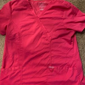 Cherokee workwear Pink scrub set